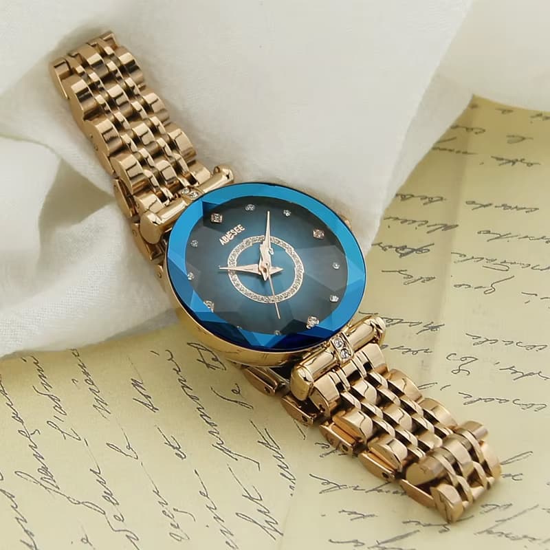 Quartz Luxury Fashion Women's Wrist Watch - Waterproof