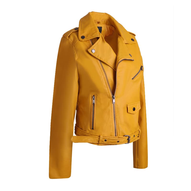Women Sheep Skin Leather Jacket